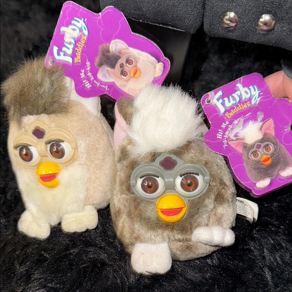 Lot of 2 Furbie Buddies Plush Toys (Vintage)!!!